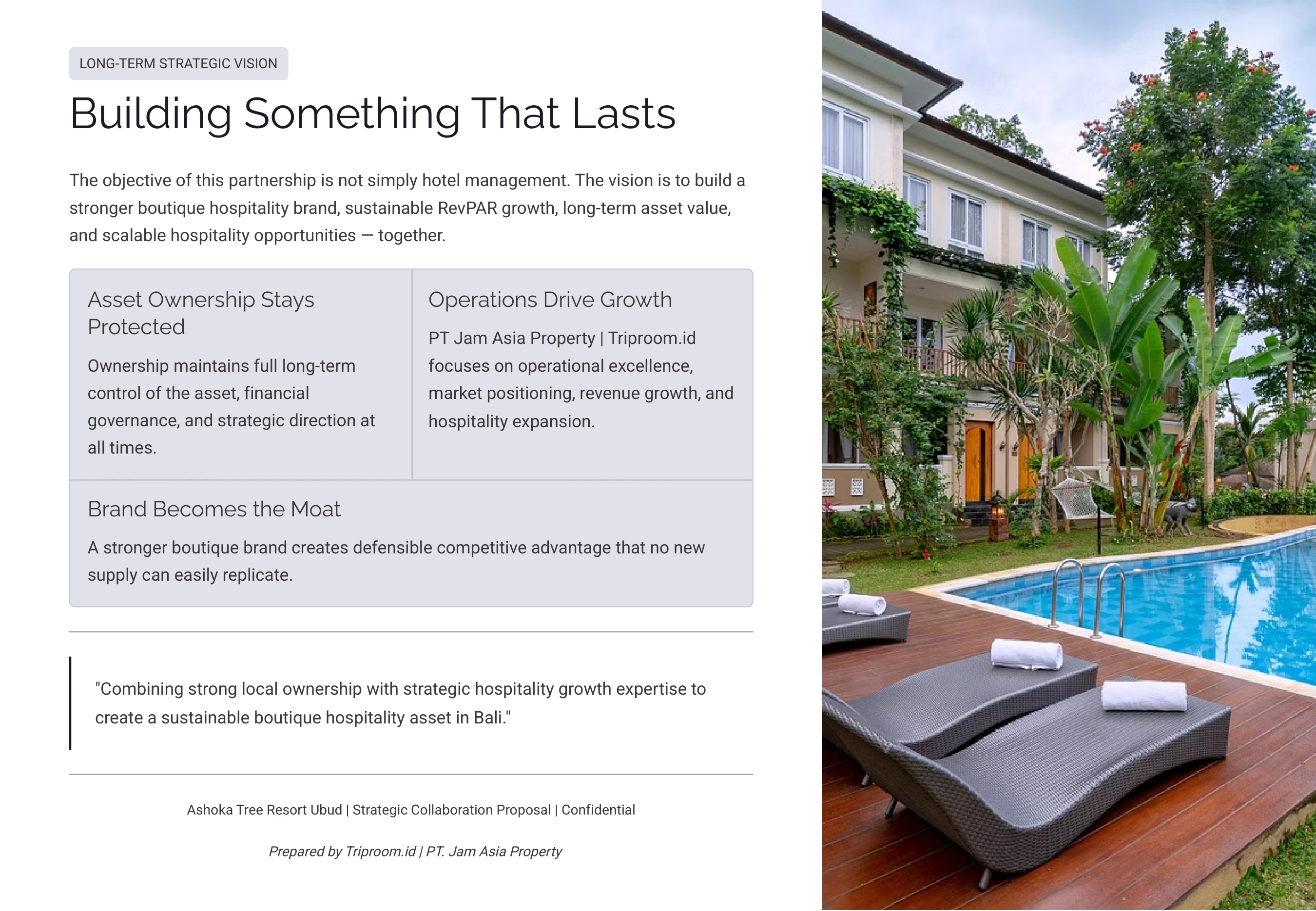 Ashoka Tree Resort Ubud — Long-Term Strategic Vision: Strong Brand, Sustainable RevPAR, Scalable Hospitality