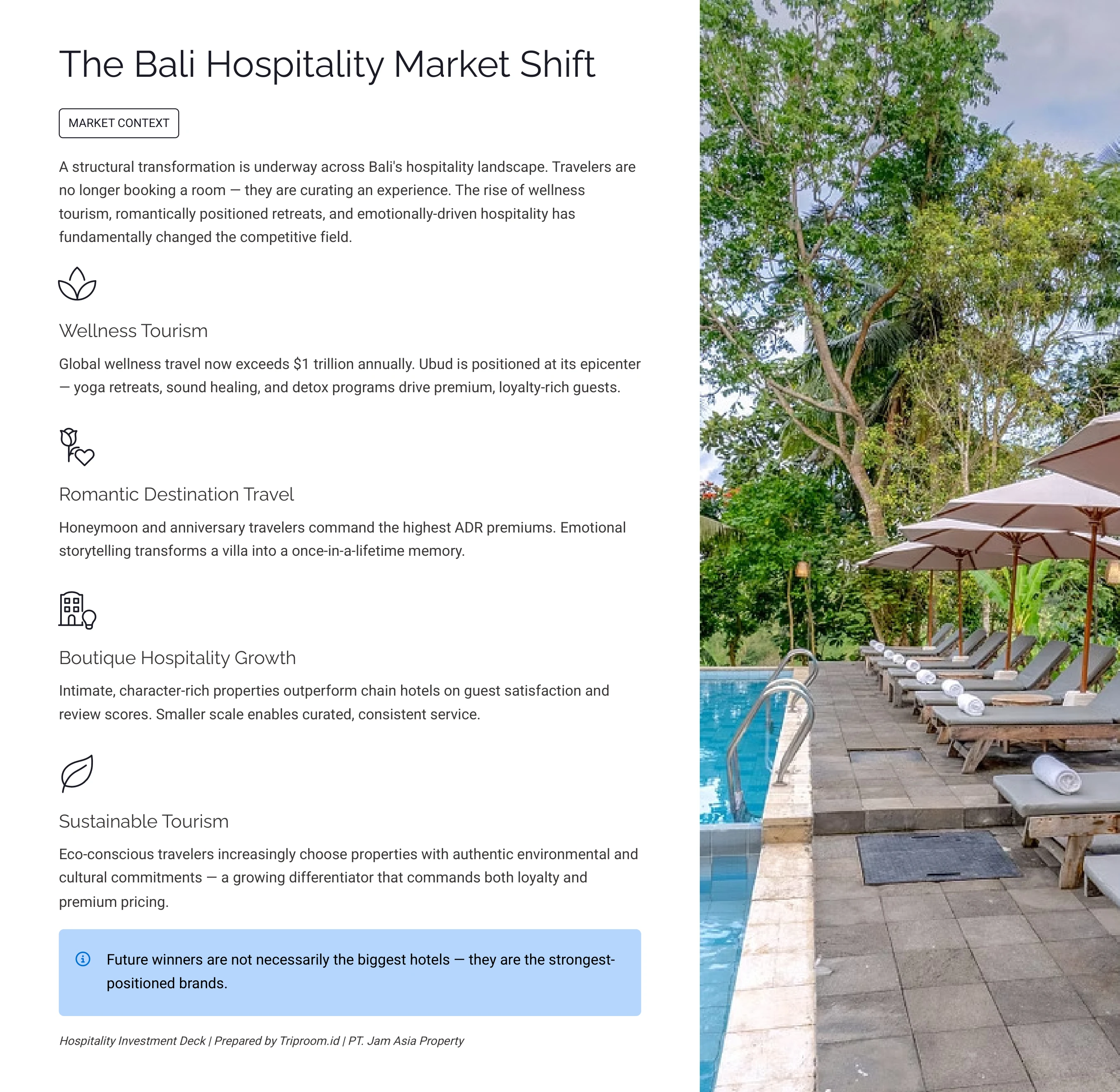 Ashoka Tree Resort Ubud — Bali Hospitality Market Shift: Wellness, Romantic, Boutique, Sustainable Tourism