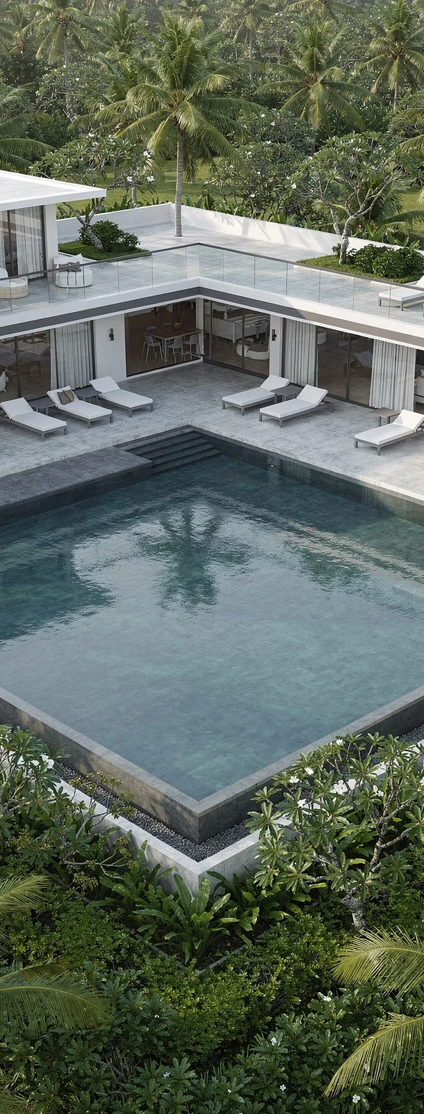 South Kuta Boutique Hospitality — Upper Floor Plan Lantai 2, 6 Suites Elevated Corridor