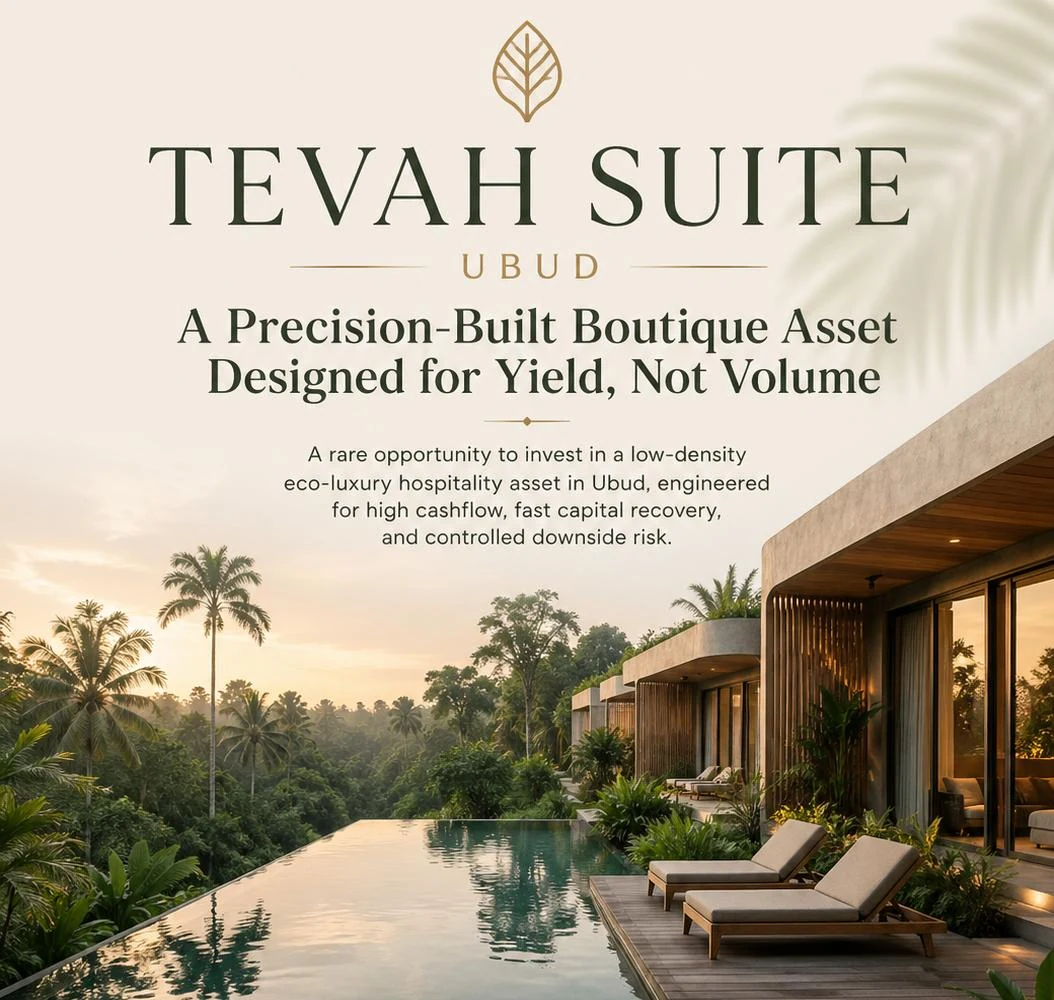 Tevah Suite Ubud — A Precision-Built Boutique Asset Designed for Yield, Not Volume