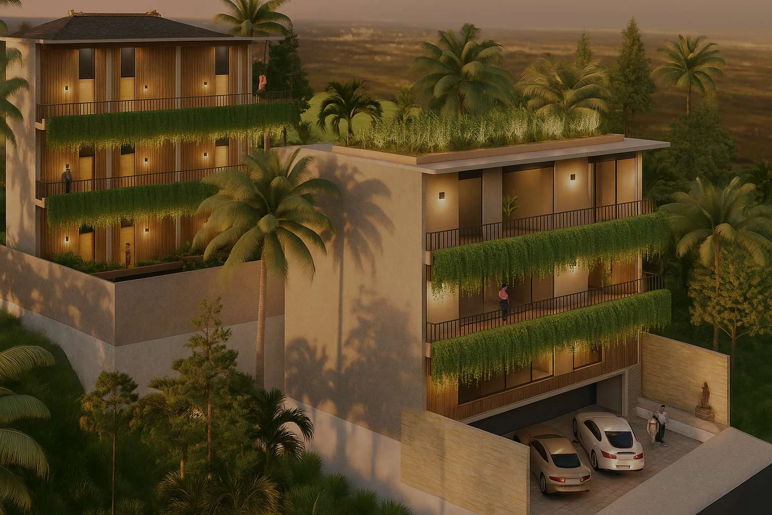 Tevah Suite Ubud — 3D render view 12