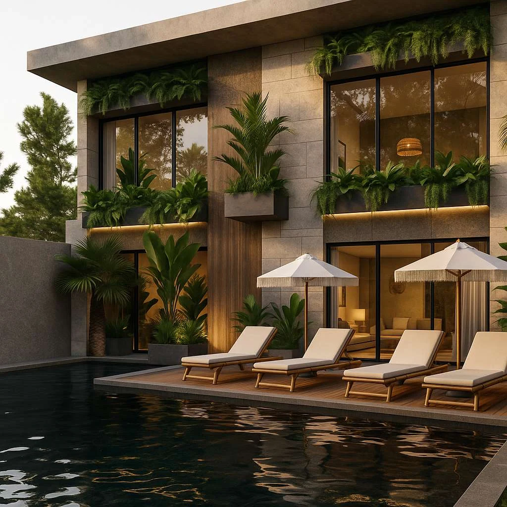 Tevah Suite Ubud — 3D render view 14