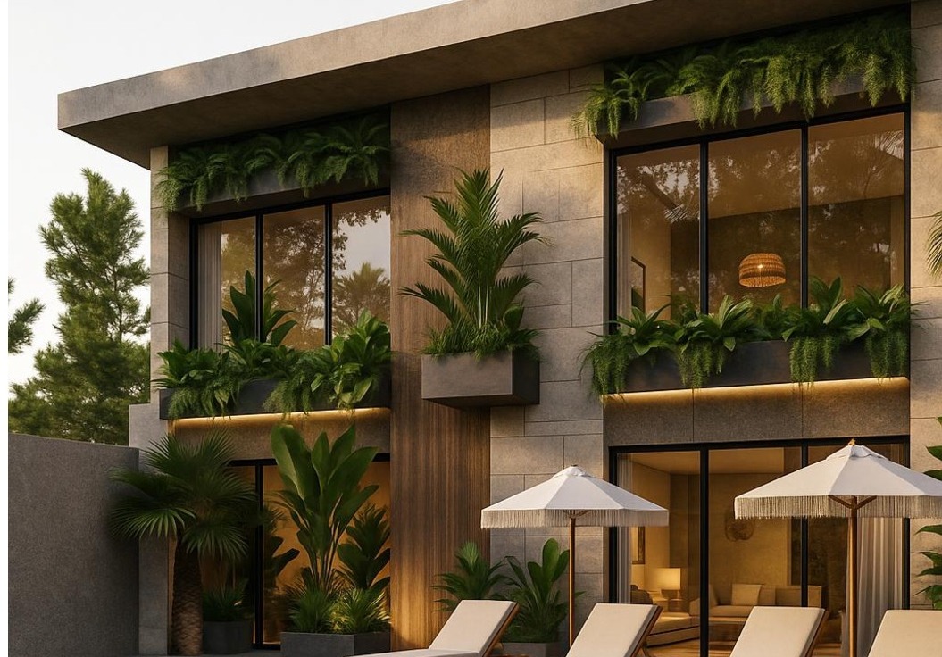 The Banjar hospitality concept exterior rendering