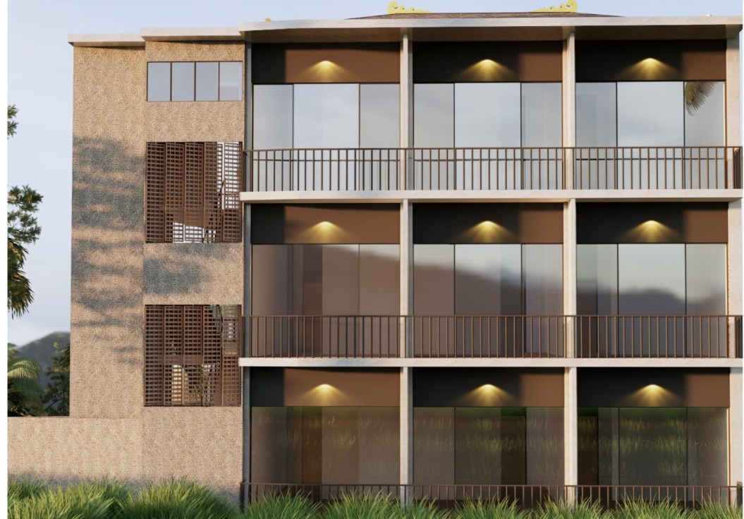 Tevah Suite facade concept rendering